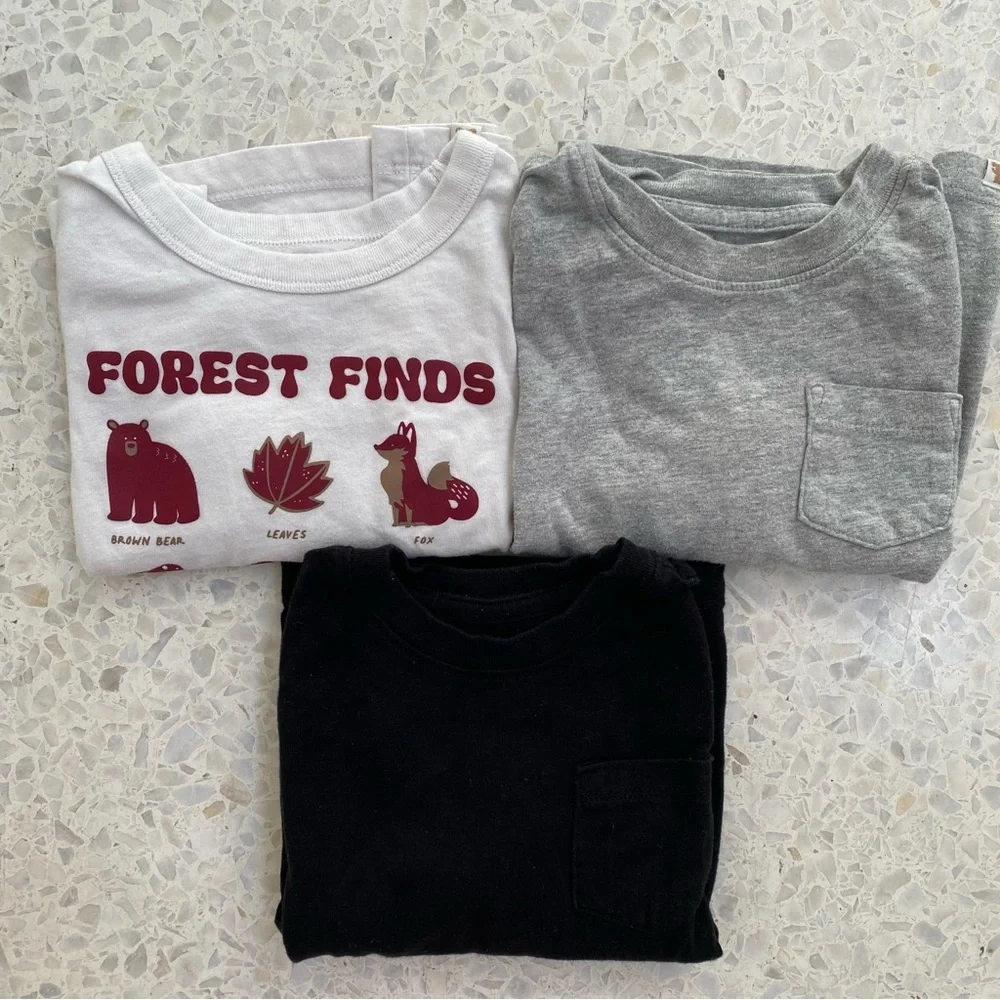 LOT of Baby Gap Brannan’s Favorites Long Sleeve Tee x 3, Size 2T